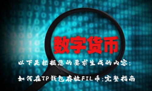 以下是根据您的要求生成的内容：

如何在TP钱包存放FIL币：完整指南